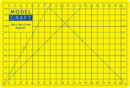 Model Craft Snijmat - PKN5325 A5-formaat - Geel