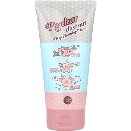 Holika Holika, Fig Clear Dust Out Deep Cleansing Foam, 150ml white