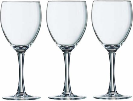 Arcoroc Wijnglazen - 6x stuks - glas - 190 ml - witte/rode wijn