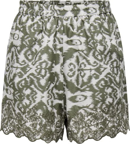 ONLY - ONLLOU LIFE EMB LOOSE SHORTS WVN - Dames - Bermuda shorts