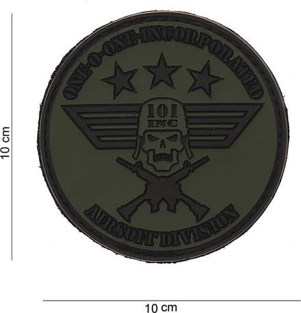Embleem 3D Pvc 101 Inc Rond Groot  12002