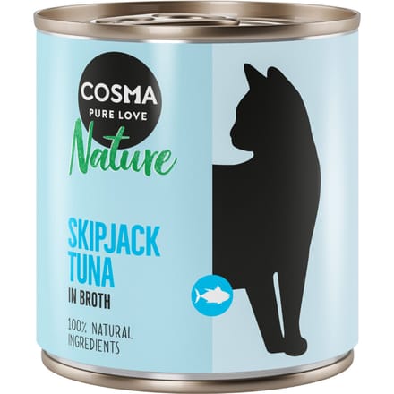 12x280g Nature Skipjack Tonijn Cosma Kattenvoer