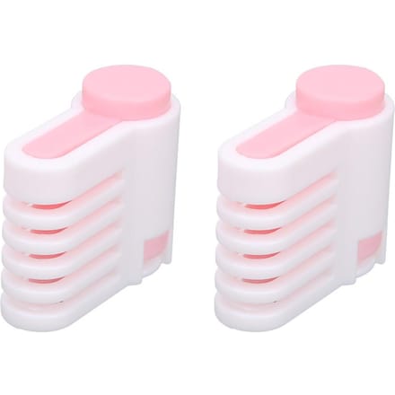 2 Stuks Multifunctionele DIY Taart Brood Snijder Snijgeleider Tool Thuis Keuken Accessoire(Wit en Roze white