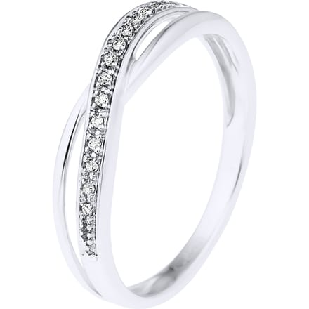 Alliance Cross Diamonds 0,034 Cts White Gold