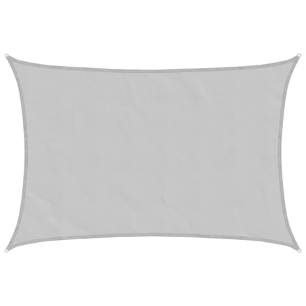 vidaXL - Zonnezeil - 4x3 - m - 100% - polyester - oxford - lichtgrijs