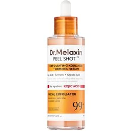 Dr.Melaxin PEEL SHOT EXFOLIEREND KOJICZUUR KURKUMA SERUM 80ml, Gelijkmatige Huidskleur, Verfijnt Huidtextuur, Koreaanse Cosmetica, Koreaanse Huidverzorging 80ml/2.7 fl.oz white