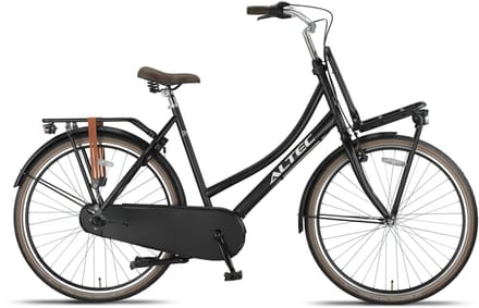 Altec Transportfiets dames Dutch 28 Inch 57 cm Dames 3V Terugtraprem Matzwart