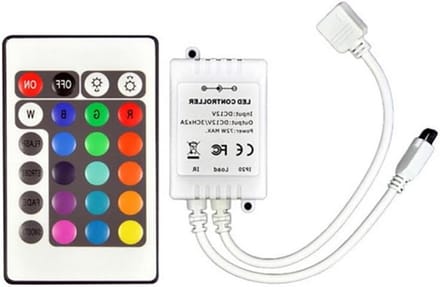 LED Controller voor DC12V Flexibele Lichtstrips met Draadloze Afstandsbediening en IR Technologie