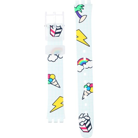 Swatch Plastic - Originals Small (25mm) - L ALW160 LW160 School Break Horlogeband