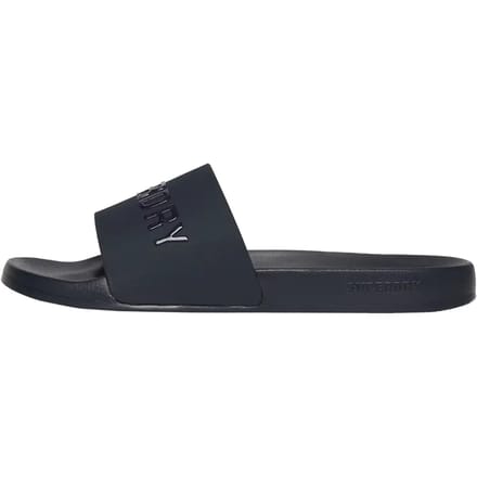 Superdry Logo Pool Slippers Zwart EU 40-41 Man