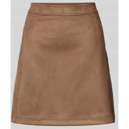 Minirok in leerlook, model 'Relvina cozy'