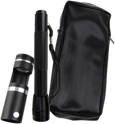Omgoods - Professionele Handheld Darkfield Vergrootglas 10x met LED Verlichting