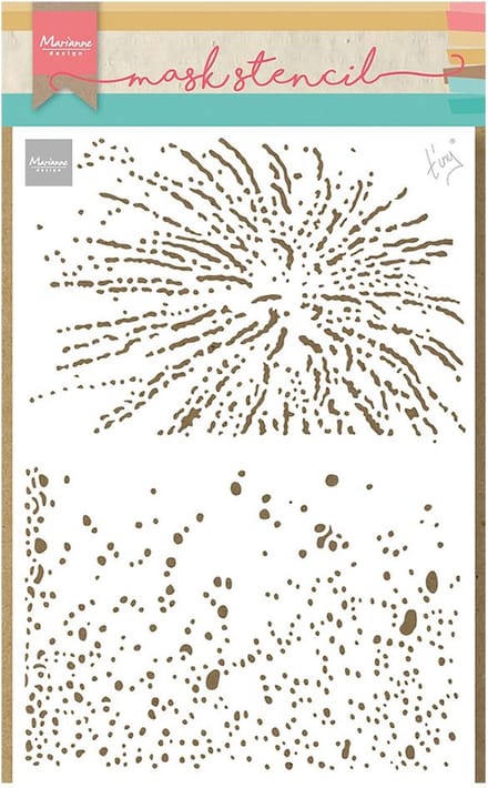 Marianne Design Mask stencils Tiny's bubbles & sparkles