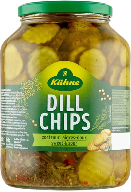 Kühne Dill chips zoetzuur 1,7 liter