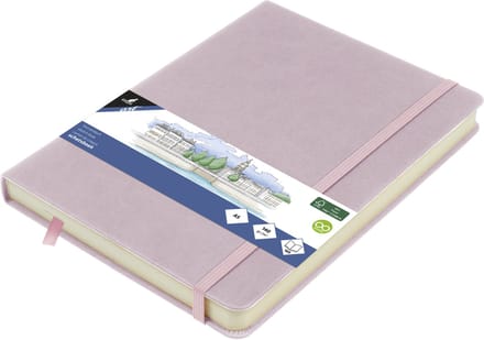 Kangaro schetsboek - A5 - violet - PU hardcover - met elastiek en lint