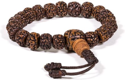 Mala Armband Gepolijste Rudraksha 21 Kralen