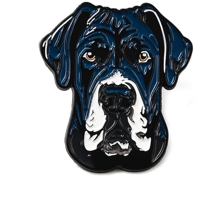 Pin hond, huisdier, enamel pin, broche, kledingspeld