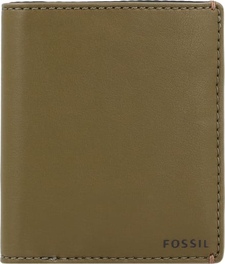 FOSSIL Kaarthoes Joshua Vegan Cactus Front Pocket Wallet Green Moss Groene