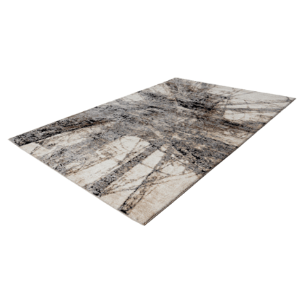 Vloerkleed Bologna 460 grijs – 80 x 150 cm – polypropyleen & polyester, machinegeweven