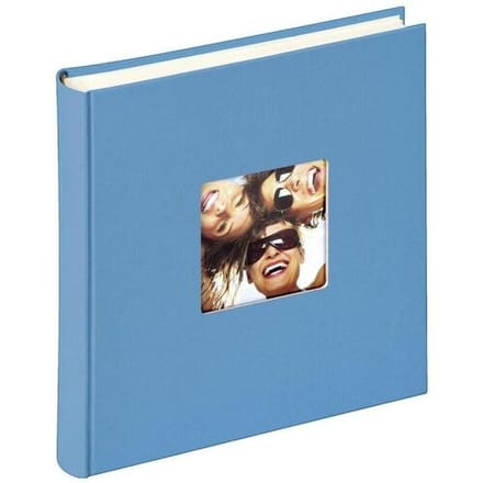 walther+ design FA-208-U FA-208-U Fotoalbum (b x h) 30 cm x 30 cm Blauw 100 bladzijden