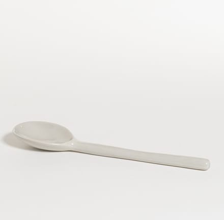 The Table atelier - opscheplepel - 25 cm - keramiek - handgemaakt - lichtgrijs