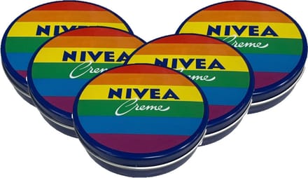 Nivea Creme - Voordeelverpakking 5 x 150 ml - Tin Blauw