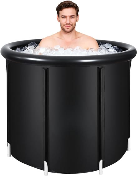 VH Supplies® Ijsbad - Opblaasbaar Zitbad - Ice Bath - Dompelbad - 80L x 65H cm