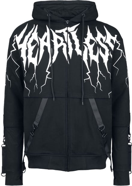 Heartless Heartless Heren Vest met capuchon - zwart - M