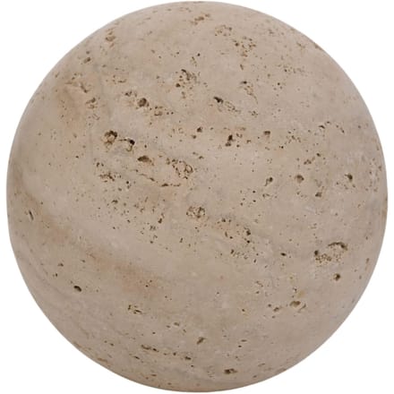 Hestia Travertijn Bol - 10cm One Size bruin