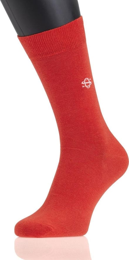 Owen Smith 2-pack - Herensokken oranje - maat 39-42