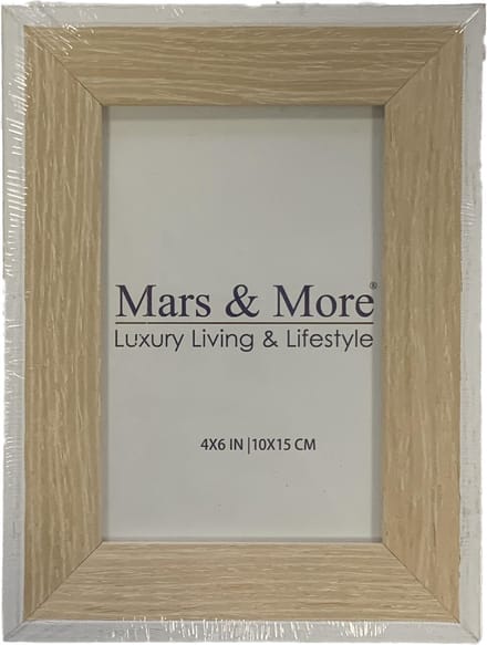 Mars & More - Fotolijst  - Wit Hout - 10x15cm
