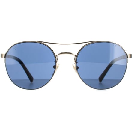 Police Aviator Mannen Shiny Light Gold Blue SPLA24 Lewis 03