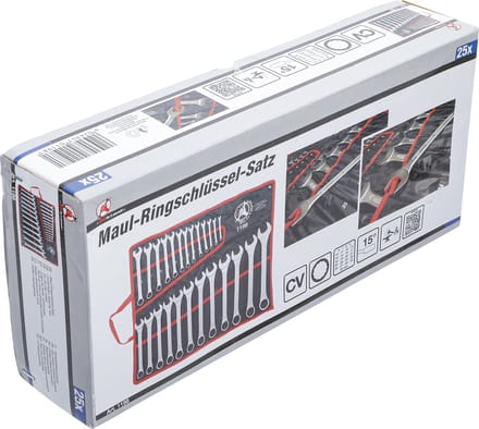 Steek- ringsleutel set 6 - 32 mm 25-delig