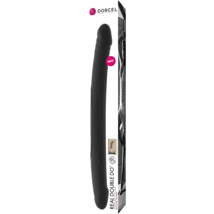Dorcel - Real Double Do - Dubbele Dildo - Zwart