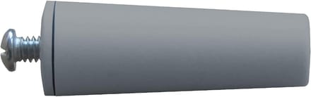 Rolluik stopnokken - Stopblokjes - Rolluik beveiliging - Voor mini maxi - 22 x 60 mm - Grijs
