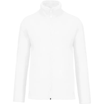 Kariban Microfleece met rits heren K911 - White - S