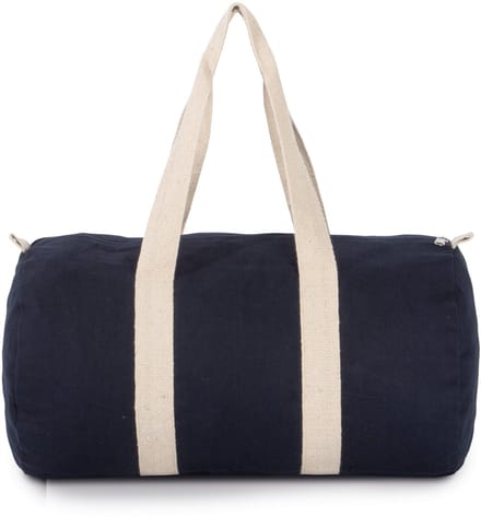Kimood Reistas van katoencanvas KI0632 - Navy / Off White - One size