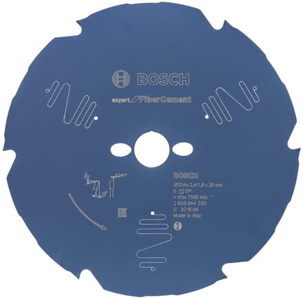 Bosch RUNDSAVKL 254X30X2.2MM 6T EXP FIBER CEME