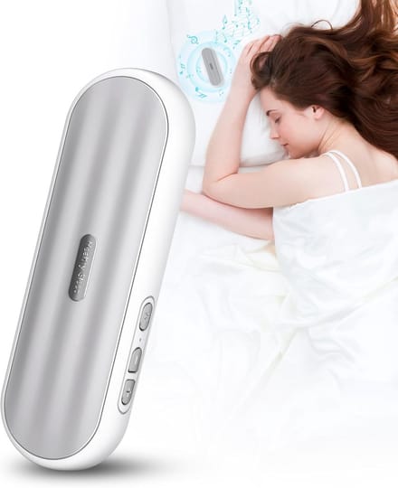 Bluetooth Slaapspeaker voor Onder je Kussen - Botgeleiding Technologie - Draadloos - 20 Uur Batterij - Witte Ruis & Timer - Ideaal voor Zijslapers - Wit