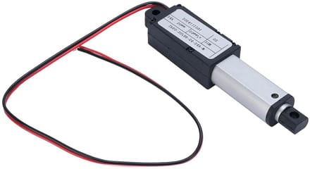 Lineaire Actuator - Elektrische Motor - Automatisering Thuis - Ingebouwde Eindschakelaars - 30 mm Slag - Zilver