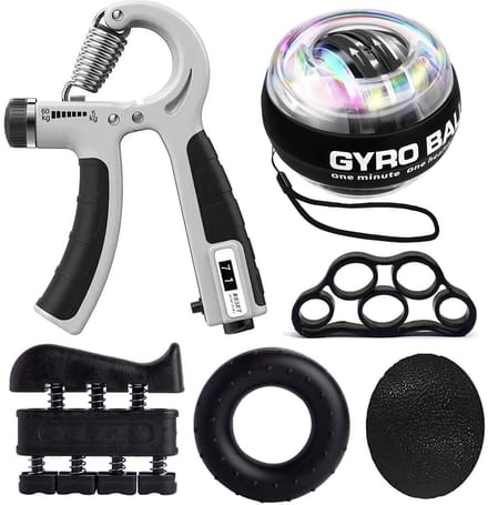 Unyqoos® Complete set van hand- en polstrainers voor spieropbouw en stressvermindering