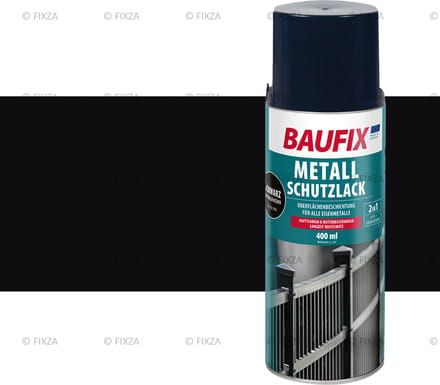 BAUFIX Metaalbeschermende Spuitlak zwart 400 ml