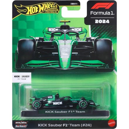 Hot Wheels JBM23 Kick Sauber F1 Team #24, green/black