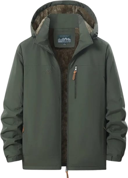 Winterjas Heren - Parka - Winter - Jas - Volwassen - Stijlvol - Legergroen - L