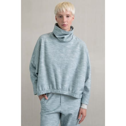 Humanoid Clamour Top Aqua Größe: S | Longsleeves Outlet | Damen | Cyan
