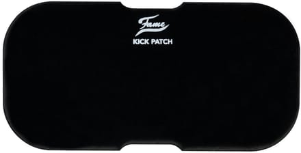 Fame FKPDB-1 Bass Drum Patch Double Black - Accessoire voor drumvellen