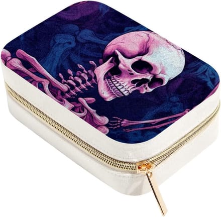 Sieraden Organizer Box - Juwelendoosje Compact - Sieraden Opbergen - Met Metalen Rits - 155 x 104 cm - Multicolor