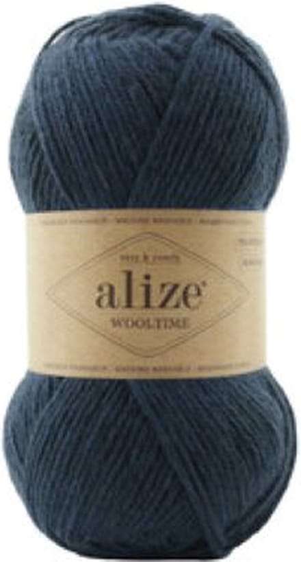 Sokkenwol Alize Wooltime - Easy & Comfy - Superwash - Blauw