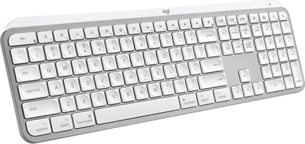 Logitech MX Keys S for MAC - Pale Grey - Toetsenbord - Engels (US international) - Wit