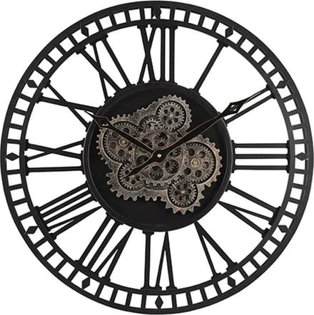 Countryfield Wandklok ro Skeleton S zwart